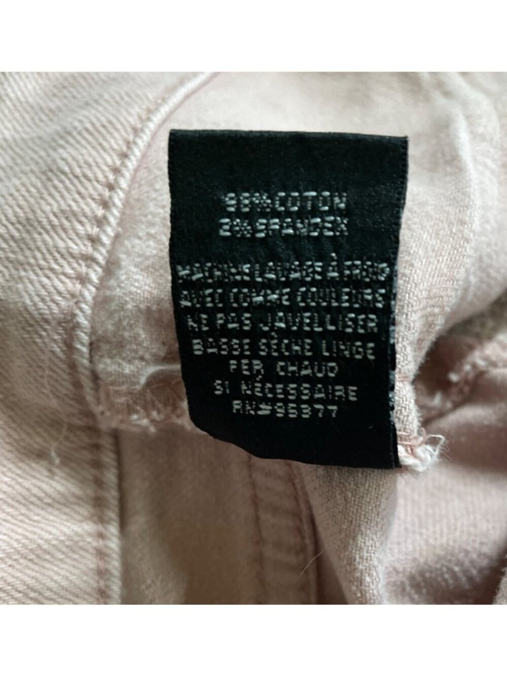 Sanctuary Womens Pink Cotton Blend Straight-Leg Jeans Size 29 - Picture 10 of 10
